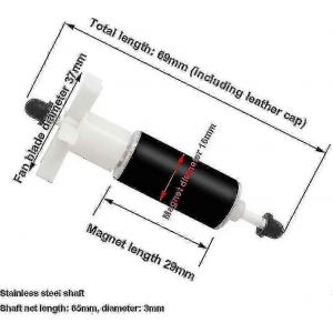 Turbine/rotor de pompe de spa Lay Z Spa E02 Fix (69 mm) - Neuf