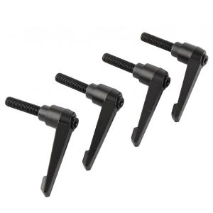 4PCS Boutons de machine en métal Poignée de fixation réglable M10 Filetage mâle (40mm) - Neuf