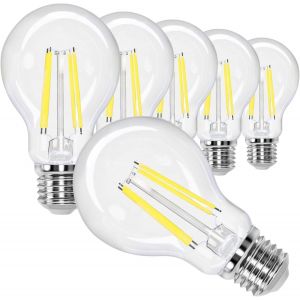 12v 24v E27 Ampoule Led 6w Basse Tension,Blanc Chaud 2700k Ac/Dc12-24v Antique R&eacute;tro E27 Lumi&egrave;res Led &Eacute;quivalent 60w,Pour Syst&egrave;me Solaire,Camping-Car Mobile Marine,Pack De 3 - Neuf