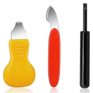 3 Pcs Montre Retour Retrait Outil Levier Montre Dos Boîtier Ouvre-Montre Batterie Remplacement Réparation Kit Kit Edition - Neuf