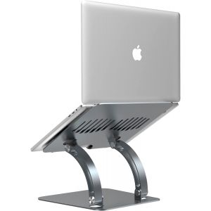 TIANYI-Support Ordinateur Portable, Support pour Ordinateur Portable, Compatible avec MacBook, Air, Pro, Dell XPS, Samsung, Tous Les Ordinateurs Portables de 10 à 16 "", Couleur: Gris - Neuf