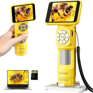 Blazeflux-Microscope Numerique Portable Jl113 Pour Enfants, Ecran Lcd 2.8"", 1080p, Cadeau Educatif Avec Carte 32gb - Neuf