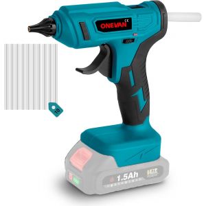 Chenquansarl-Pistolet À Colle Sans Fil, Pistolet A Colle C Électriques Pour Makita 18v, Chauffage Rapide, Pistolet À Colle Avec 10 Bâtons De Colle De 11 Mm - Neuf