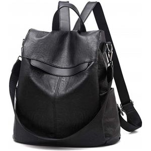 Senior-Sac A Dos Feminin Antivol Sac Ados Femme Cuir[L2501] - Neuf