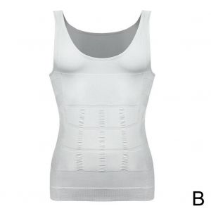 Tenue Amincissante Pour Le Corps Pour Homme,Corset,Chemise,Compression De L'abdomen,Contrôle Du Ventre,Serre-Taille Mince,Sous-Vêtements De Sport - Neuf