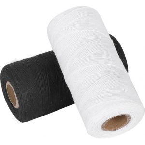 Chenquansarl-Lot De 2 Fils Pour Machine &Agrave; Broder, Fil De Cha&icirc;ne En Coton Pour Le Tis , Fil &Agrave; Tisser 8/4, Id&eacute;al Pour La R&eacute;paration Et Le Tis De Tapis, 250 M&egrave;tres Par Pi&egrave;ce - Neuf