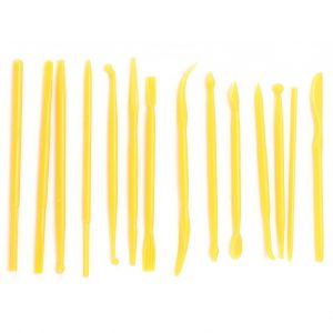 Lot De 14 Outils En Argile Durables En Plastique,Accessoires De Modelage Pratiques Faits &Agrave; La Main Pour Projets D'artisanat - Neuf