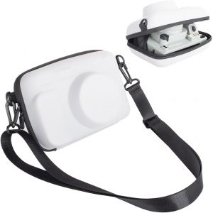 &Eacute;tui de protection rigide pour appareil photo Instax Wide 400/300/210/LOMO-&Eacute;tui de transport en EVA pour appareil photo Fujifilm Instax Wide 400/300/210/LOMO avec bandouli&egrave;re et poche - Neuf