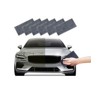 Ensemble de 6 chiffons nano pour effacer les rayures l&eacute;g&egrave;res et les &eacute;raflures de peinture de voiture - Neuf