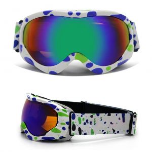 Lunettes De Ski Pour Enfants, Colorees, Double Verre, Antibuee, Protection Uv, Pour Garcons Et Filles - Neuf