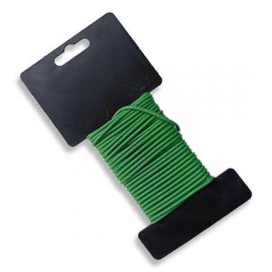 Fil de fer souple pour plantes grimpantes, vignes, arbustes et fleurs, 2,5 mm de diametre, vert. - Neuf
