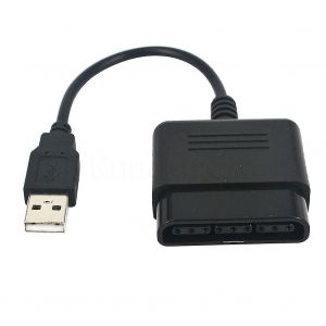 C&acirc;ble convertisseur d'adaptateur USB pour contr&ocirc;leur de jeu - Connectez Ps2 &agrave; Ps3 et PC pour les jeux vid&eacute;o - Neuf