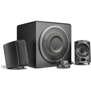 VornixorSarlshop-MOODY BT - Kit d'enceintes 2.1 Stereo Bluetooth (65 Watt) Pour TV, gaming, smartphone, PC, tablette - Neuf