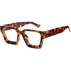 Lunettes Nerd Sans Correction Avec Filtre À Lumière Bleue Pour Homme Et Femme - Forme Carrée - Style Rétro - Pour Pc, Tv, Tablette - Unisexe - Neuf