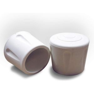 Sjzg-- 16 Pcs - Protection Pied De Chaise Et Table U2013 Patins Épais Antidérapants Et Résistants - Embout À Insérer - Protège Sols Et Meubles - Tampon En Caoutchouc Noir Ø16 Mm - Fabriqué En Europe - Neuf