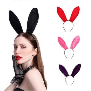 Lot De 4 Oreilles De Lapin En Peluche, Serre-T&ecirc;te Oreilles De Lapin Pour Halloween Et Le Printemps, Id&eacute;al Pour P&acirc;ques, No&euml;l, Le Cosplay Et Les F&ecirc;tes. - Neuf