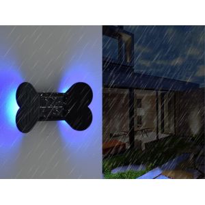 Lampe Murale Solaire Multicolore Pour Jardin Ext&eacute;rieur - Neuf