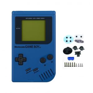 Kit Carcasse Bleu Pour Nintendo Game Boy Dmg-01 Inclut Boutons Et Vis - Neuf