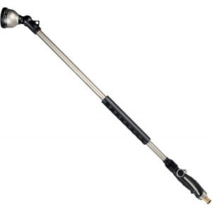 CHECARZHN--NO1-Barre D'Arro Extra Longue De 92 Cm En Métal Avec Tête Pivotante À 180 ° | 10 Modes De Pulvérisation | Contrôle Du Débit Du Pouce | Baguette Magique D'Arro Pour Pots Suspendus Et - Neuf