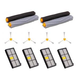 Kit de 12 brosses de rechange pour iRobot Roomba s&eacute;rie 800 - Neuf