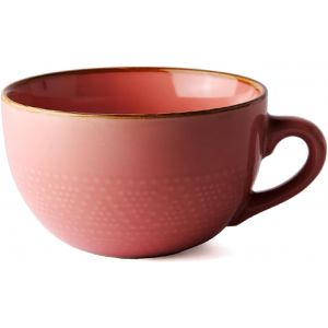 Eryi-Grande Tasse À Café 700 Ml En Faïence - Tasse Xxl À Cappuccino En Céramique - Grand Bol À Céréales Avec Anse - Bol À Salade En Porcelaine - Neuf