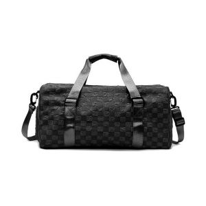 Sac De Sport Polyvalent Avec Poche Pour Articles Mouillés Et Pochette À Chaussures Étanche ¿ Idéal Pour Les Voyages, Le Sport Et Les Escapades De Week-End ¿ Noir - Neuf