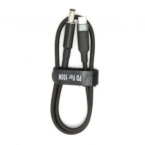 Cable De Chargement Pour Ordinateur Portable Jorindo Type C Male Vers Adaptateur D'alimentation Cc 5,5 X 2,1 Mm Pd 100 W (3 Metres) - Neuf