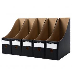 Porte-revues, classeur a magazines, rangement de bureau en carton, organiseur de papier, organiseur de bureau, organisateurs de bureau - Neuf