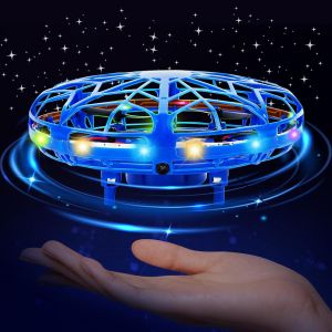 Letnerny-Ufo Mini Drone ¿ Balle Volante, Jouet Volant, Balle Rotative À 360 ° Avec Lumière Led, Cadeaux D'intérieur Et D'extérieur Pour Enfants, Garçons, Filles De 6, 7, 8, 9, 10 Ans Et Plus-Jognee - Neuf