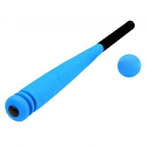 Placeholderbrand0 Batte De Baseball En Mousse Pour Tout-Petits, Ensemble De Baseball Pour Tout-Petits Avec Balle En Mousse Pour Le Jardin, Batte De Baseball Bleue - Neuf