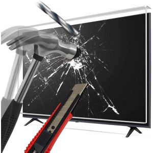 MEVRONISSHOP-Economiseur d'&eacute;cran TV 165 pouces (65 pouces) &iquest; suspendu et fixe &iquest; Protection anti-dommage TV &iquest; Film TV pour LCD, LED, 4K OLED et QLED HDTV Protecteur d'&eacute;cran pour TV - Neuf