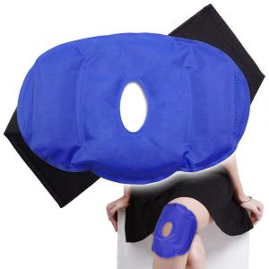 Genou Gel Ice Pack Avec Sangles &Eacute;lastiques, Doux R&eacute;utilisable Chaud Compresse Froide Pour Les Douleurs Articulaires, Les Blessures Sportives, Les Douleurs De L'arthrite, - Neuf