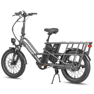 V&eacute;lo Utilitaire &Eacute;lectrique Fafrees Ff20 Cuv, Familial, Double Batterie, Gris - Neuf