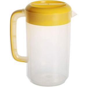Grand Pichet En Plastique Avec Couvercle 2500ml Mix Drinks Pichet D'eau Pour Jus De Limonade Chaud Et Froid - Neuf