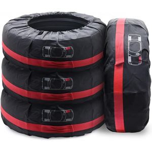 Lot de 4 housses de protection pour roue de secours 19-23 pouces (diamètre 80 cm) - Neuf