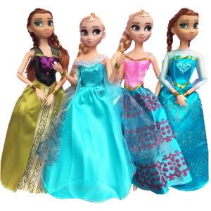 13 pièces de vêtements de poupée Barbie de 30 cm, cheveux longs de Blanche-Neige - Neuf
