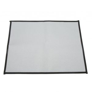Tapis Ignifuge Resistant Aux Hautes Temperatures, Double Face, En Fibre De Verre, Avec Revetement En Silicone, Pour Foyer De Camping En Plein Air, Barbecue, Taille M - Neuf