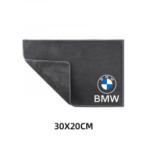Chiffon de nettoyage double face pour voiture avec brosse de nettoyage pour BMW Serie 1, 2 et 3 M Power X1, X5, X6, F30, E90 - Neuf