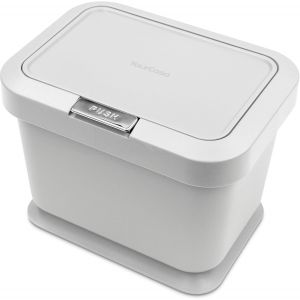 Poubelle Bio De Cuisine 5 L - Couvercle Avec M&eacute;canisme &Agrave; Pression D'Un Bouton - Poubelle &Agrave; Compost Pour D&eacute;chets Biologiques Quotidiens - Anti-Odeurs - Petite Poubelle Bio - Poubelle De - Neuf