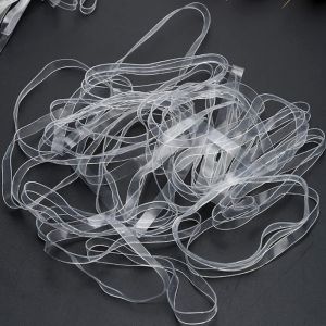 Chenquansarl-40 Pi&egrave;ces Bandes &Eacute;lastiques En Caoutchouc &Eacute;pais Grandes Bandes &Eacute;lastiques Transparents Bandes &Eacute;lastiques De Poubelle Bandes De Dossier Pour Bureau Fournitures Scolaires Diy - Neuf