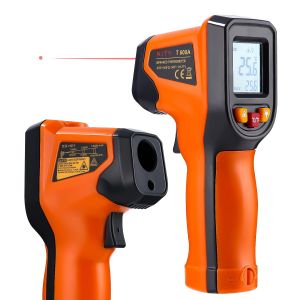 MEVRONISSHOP-Thermom&egrave;tre Infrarouge Laser, -50 &iquest; 600 &iquest; Pistolet de Temp&eacute;rature Sans Contact Thermom&egrave;tres &agrave; Infrarouges avec Eclairage LCD, pour Cuisine Cuisson, Industrie, Barbecue (pas pour l'homme) - Neuf