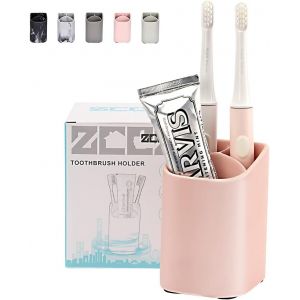 Nsiecd-Porte-Brosse &Agrave; Dents Pour Salle De Bain - Porte-Brosse &Agrave; Dents &Eacute;lectrique Et Support Pour Dentifrice - Organisateur De Comptoir De Salle De Bain Pour Rasoir, Pinceaux De Maquillage, Stylo - Ro - Neuf