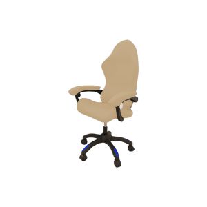 Housse de protection extensible universelle pour chaises de bureau et de jeu - Beige - Neuf