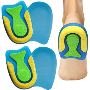 (S) 2 Paires De Talonnettes En Gel De Silicone, Talonnettes Orthop&eacute;diques En Gel Pour &Eacute;peron Calcan&eacute;en, Taille S, Pour Fasciite Plantaire Et Douleurs Au Tendon D'achille - Neuf