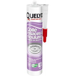 jum-Colle Rosaces,Moulures Et Objets De D&eacute;coration-Pour Polyur&eacute;thane Et Polystyr&egrave;ne-Tous Supports-Prise Rapide 10 Secondes-Blanc-1 Cartouche 310 Ml - Neuf
