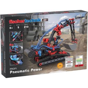 Profi Pneumatic Power 533874 &iquest; Kit De Construction, Jouet &Eacute;ducatif Pour Enfants, 5 Mod&egrave;les, &Agrave; Partir De 8 Ans, Blue - Neuf