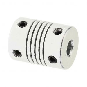 Coupleur d'arbre de moteur flexible 6.35x6.35x25mm pour imprimante 3D Nema 17 Reprap - Neuf