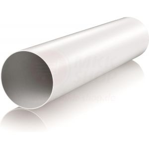 Tube d'aération en plastique Tube rond entrée / sortie d'air Réducteur connecteur ø 80 100 110 120 125 150 200 mm Système de ventilation Coude ABS clapet anti-retour Bride PVC, Kunststoffrohr (50 cm), Ø 100 mm - Neuf