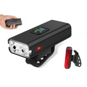 Kit D'éclairage De Vélo Rechargeable Avec Phare Multimode Et Feu Arrière Pour La Conduite De Nuit - Neuf