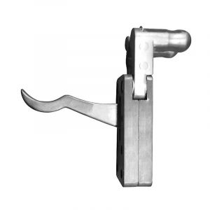 Dispositif de l&acirc;cher en acier inoxydable pour fronde - Pr&eacute;cision am&eacute;lior&eacute;e, facile &agrave; installer et durable, couleur argent - Neuf